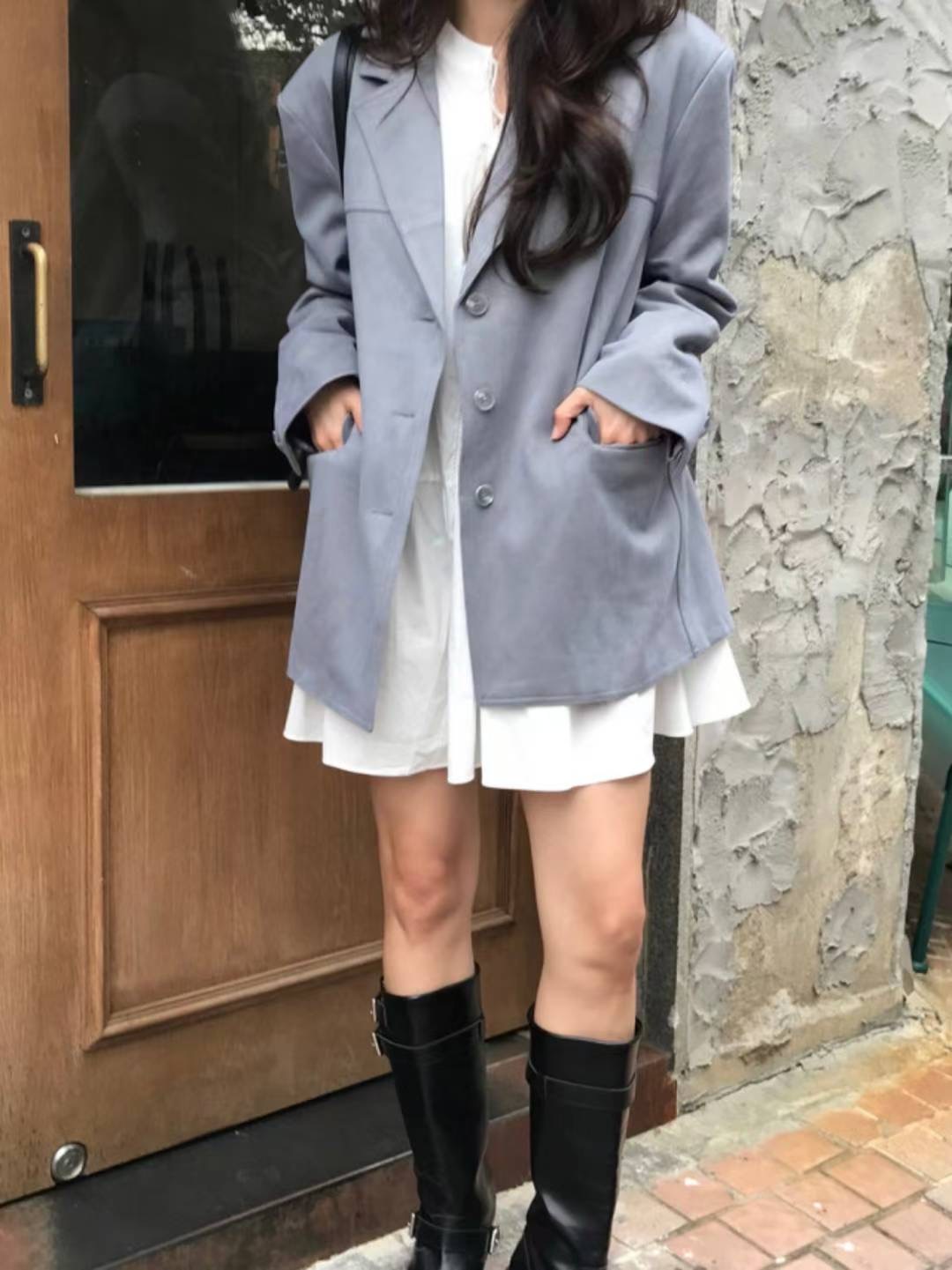 EP1. MATILDA東大門㊣代購女士新品真品休閑職業西裝西服EP1. MATILDA西裝/西服圖色1
