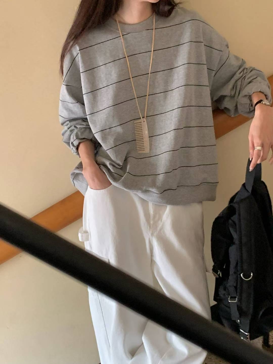 EP1. MATILDA韓國代購㊣女裝新款熱賣人氣時尚推薦長袖T恤EP1. MATILDA長袖T恤圖色2