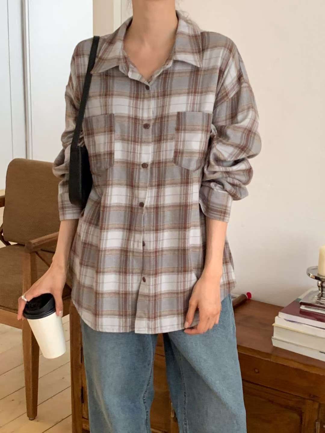 EP1. MATILDA東大門㊣實拍女裝新品推薦職業25秋冬襯衫蕾絲衫EP1. MATILDA襯衫/蕾絲衫圖色2