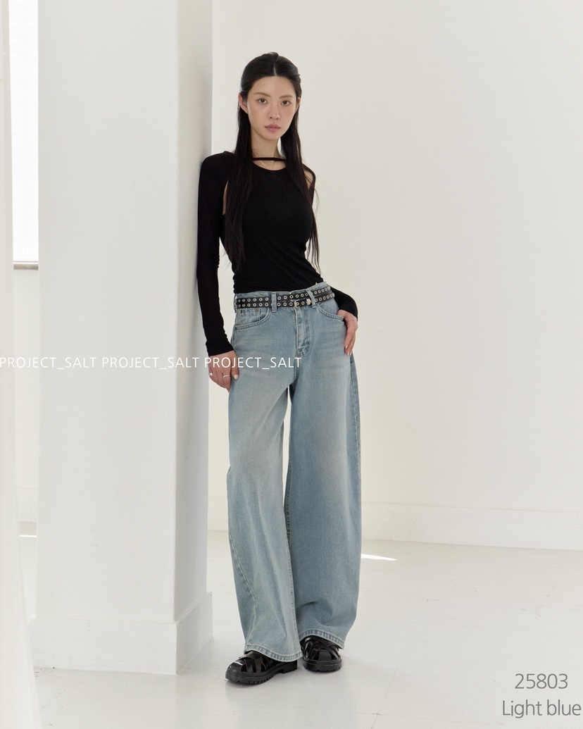 PROJECT SALT東大門㊣代購女裝新品熱賣牛仔褲PROJECTSALT牛仔褲