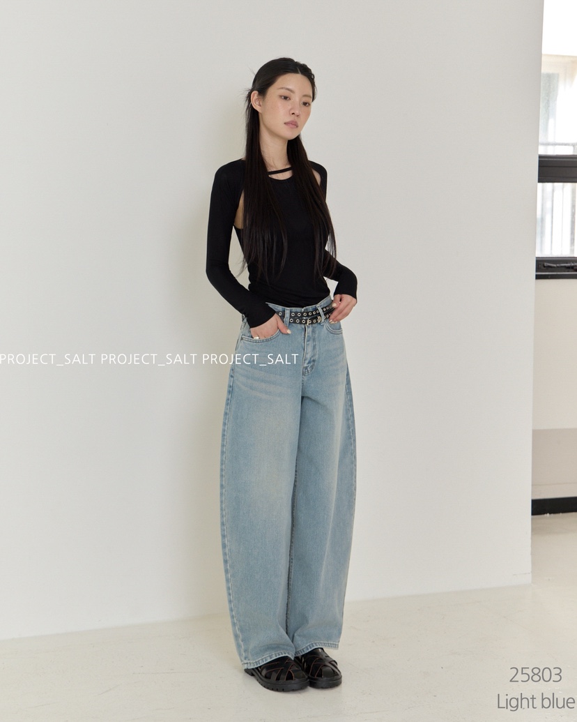 PROJECT SALT東大門㊣代購女裝新品熱賣牛仔褲PROJECTSALT牛仔褲