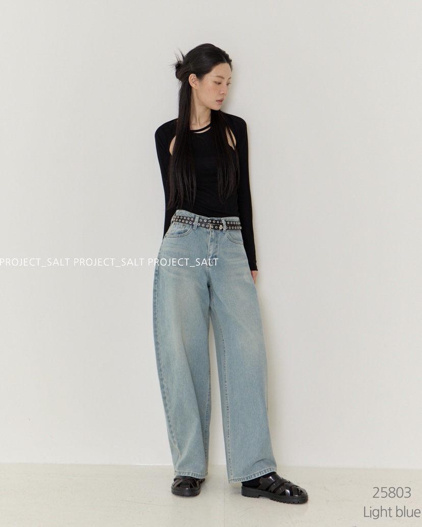 PROJECT SALT東大門㊣代購女裝新品熱賣牛仔褲PROJECTSALT牛仔褲