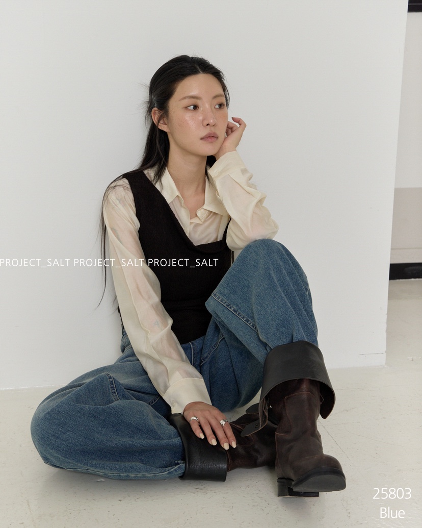 PROJECT SALT東大門㊣代購女裝新品熱賣牛仔褲PROJECTSALT牛仔褲