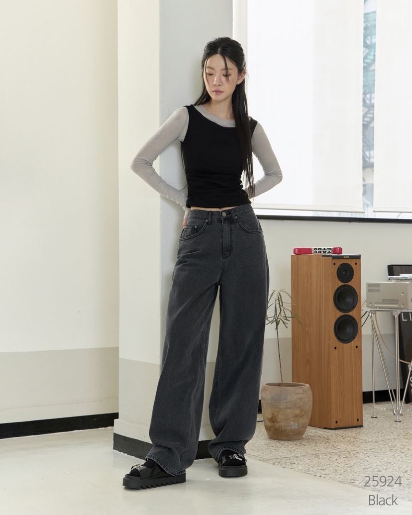 PROJECT SALT韓國代購㊣女士新品時尚牛仔褲PROJECTSALT牛仔褲
