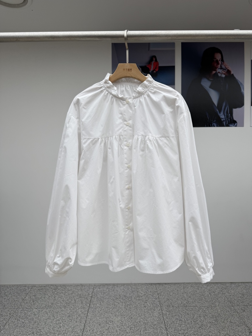 MADE-P韓國代購㊣女士新品推薦時尚25秋冬人氣真品襯衫蕾絲衫MADE-P襯衫/蕾絲衫圖色2
