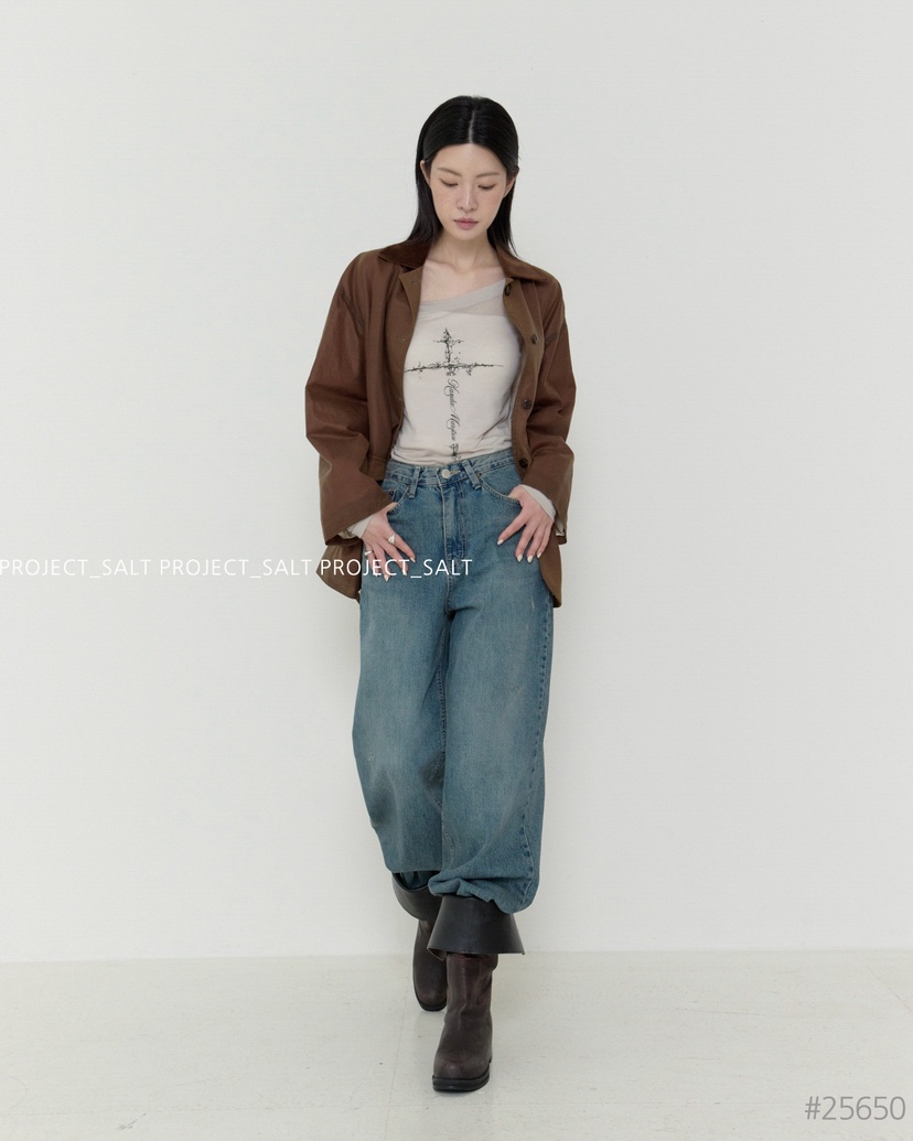 PROJECT SALT東大門㊣直郵女士新品熱賣牛仔褲PROJECTSALT牛仔褲