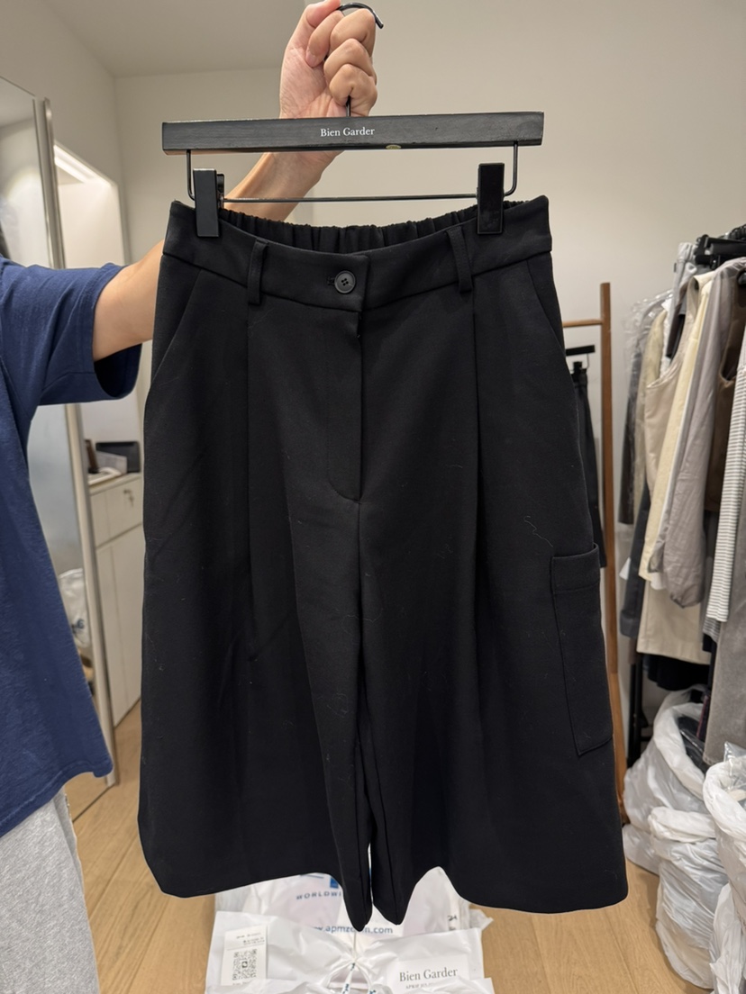 BIEN GARDER韓國代購㊣女裝新品時尚休閑推薦人氣25秋冬短褲BIEN GARDER短褲