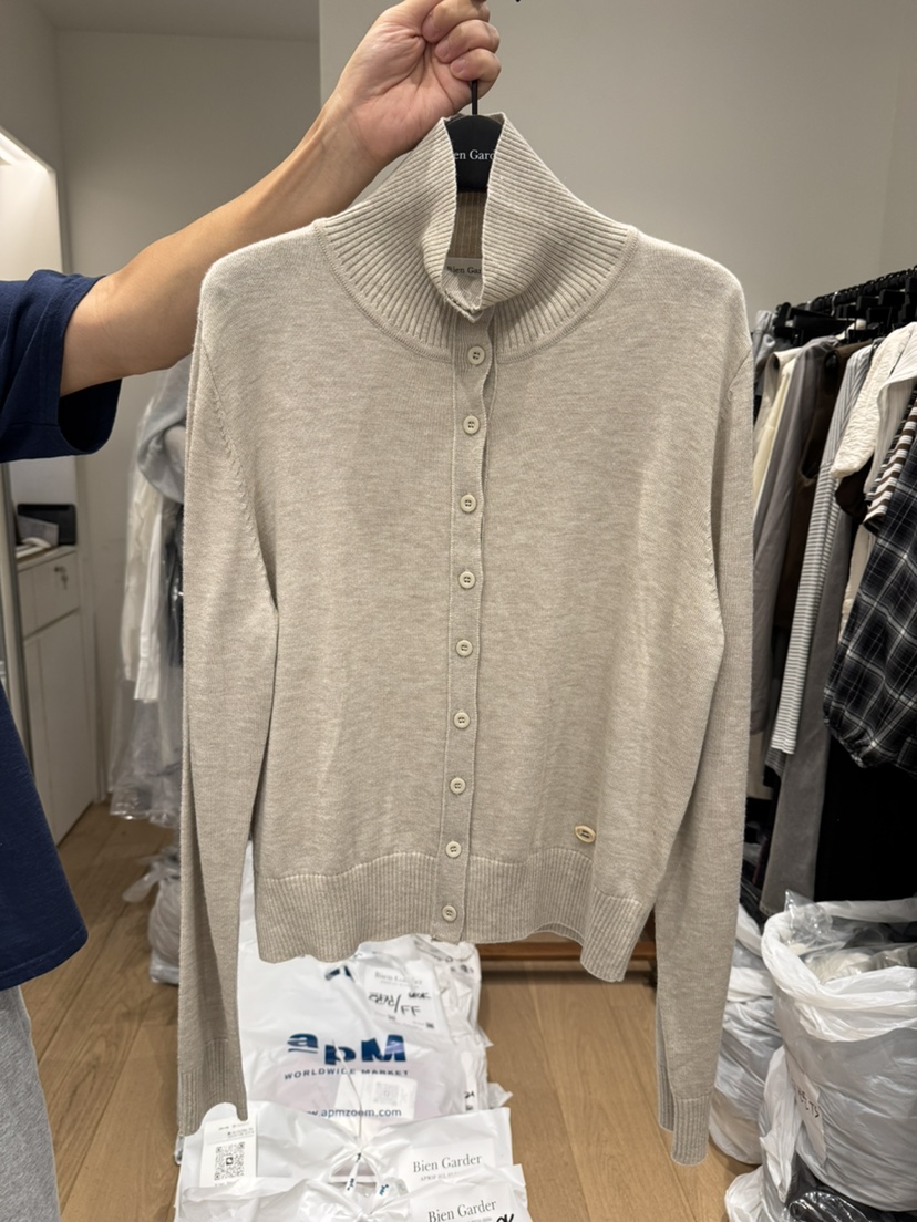 BIEN GARDER韓國代購㊣女士新品25秋冬推薦針織衫羊毛高領BIEN GARDER針織衫圖色3