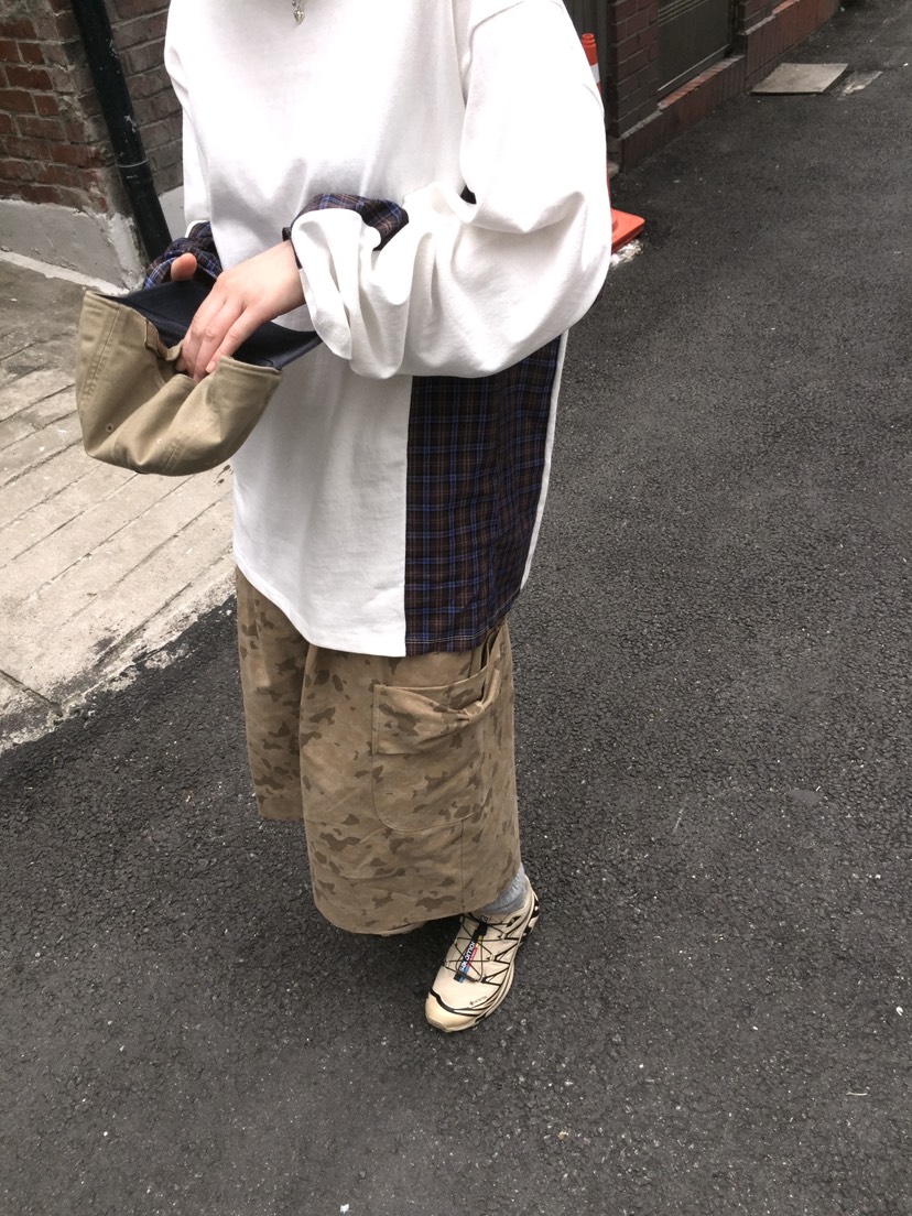 ARCHIVE-P韓國代購㊣女裝新品真品職業休閑熱賣長袖T恤格紋ARCHIVE-P長袖T恤