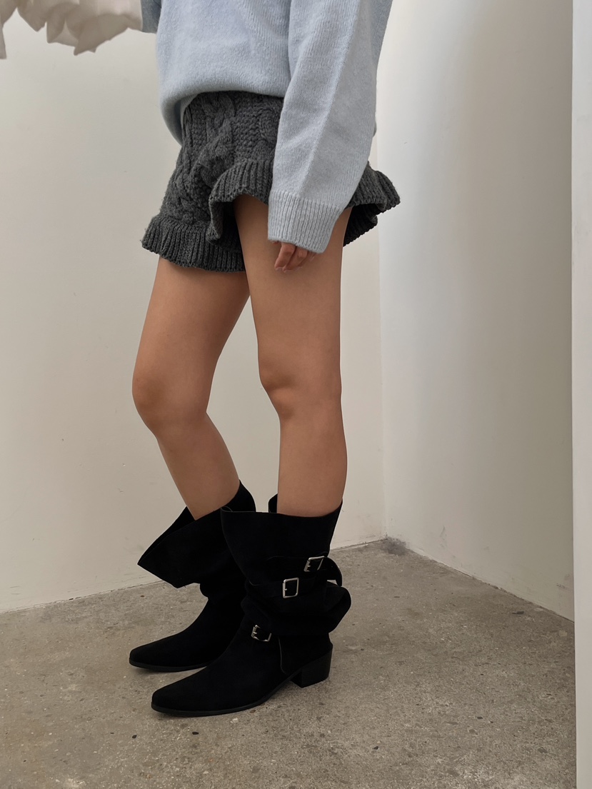 MADE-P東大門㊣代購女士新品25秋冬時尚人氣熱賣休閑短褲羊毛MADE-P短褲