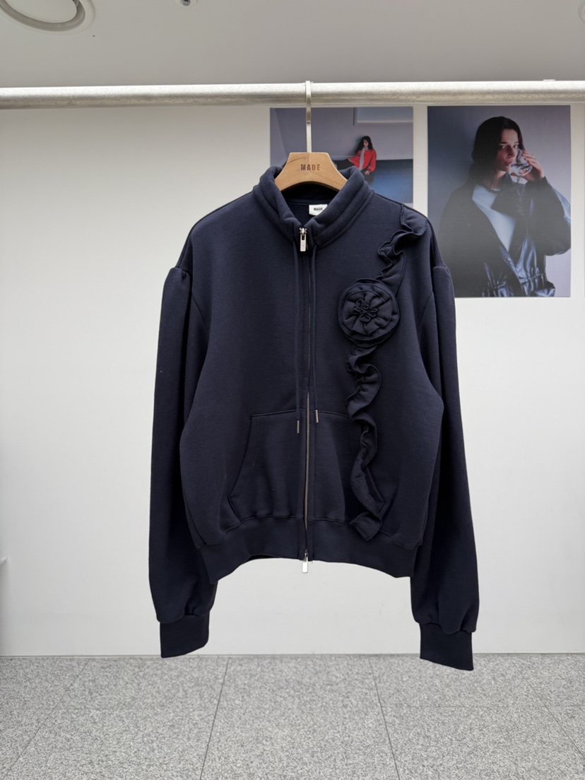 MADE-P東大門㊣直郵女裝新款休閑人氣時尚真品職業夾克拉鏈MADE-P夾克圖色2