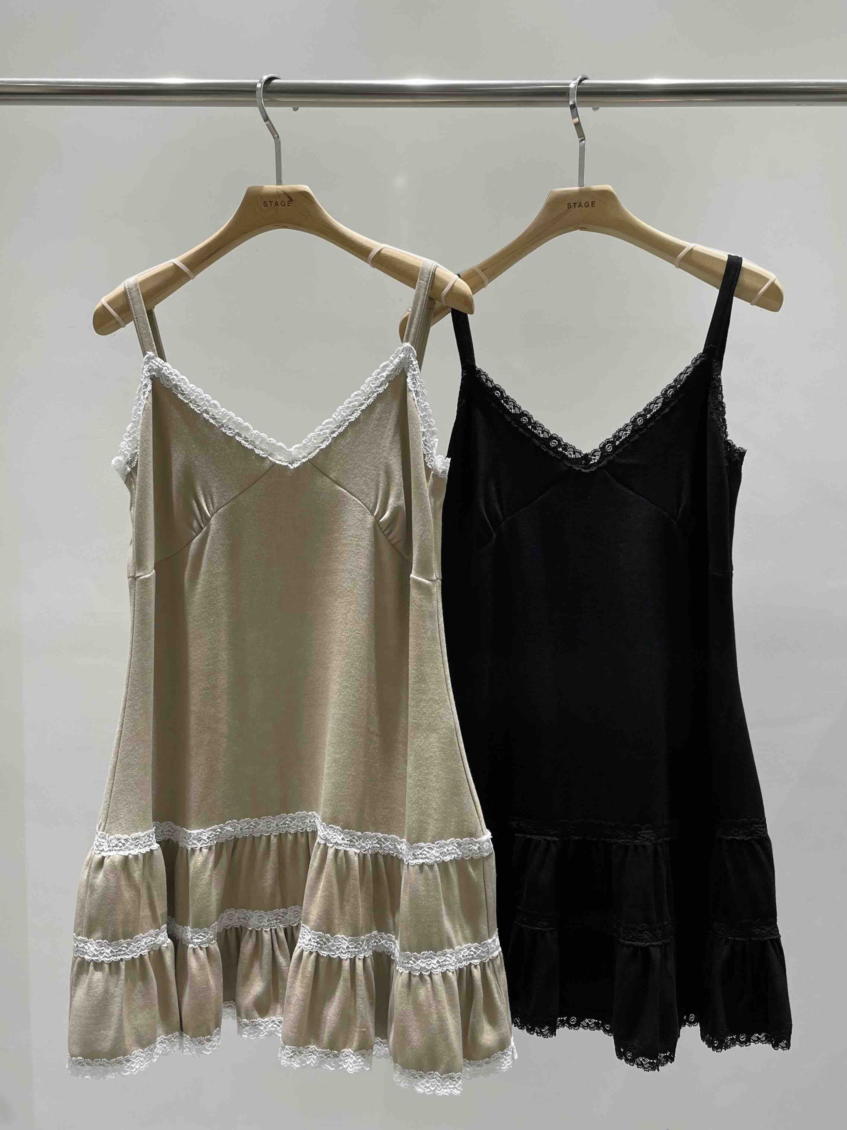 STAGE韓國代購㊣女士新品職業熱賣真品時尚休閑25秋冬連衣裙STAGE連衣裙