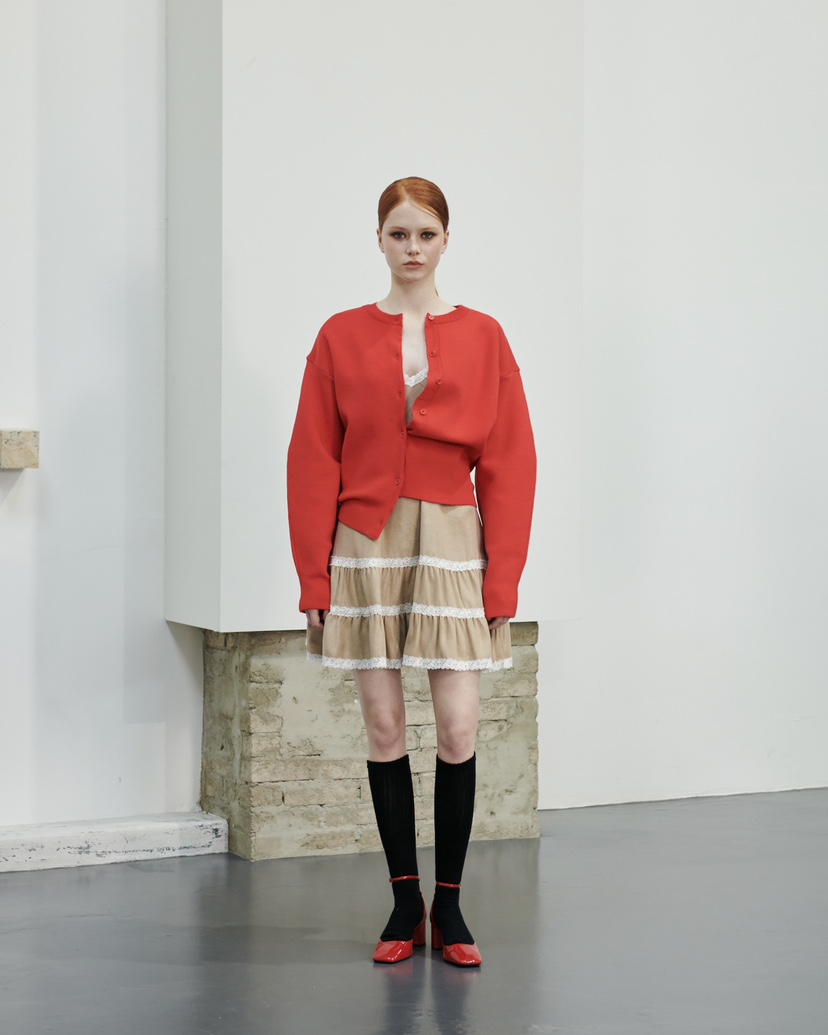 STAGE韓國代購㊣女士新品職業熱賣真品時尚休閑25秋冬連衣裙STAGE連衣裙