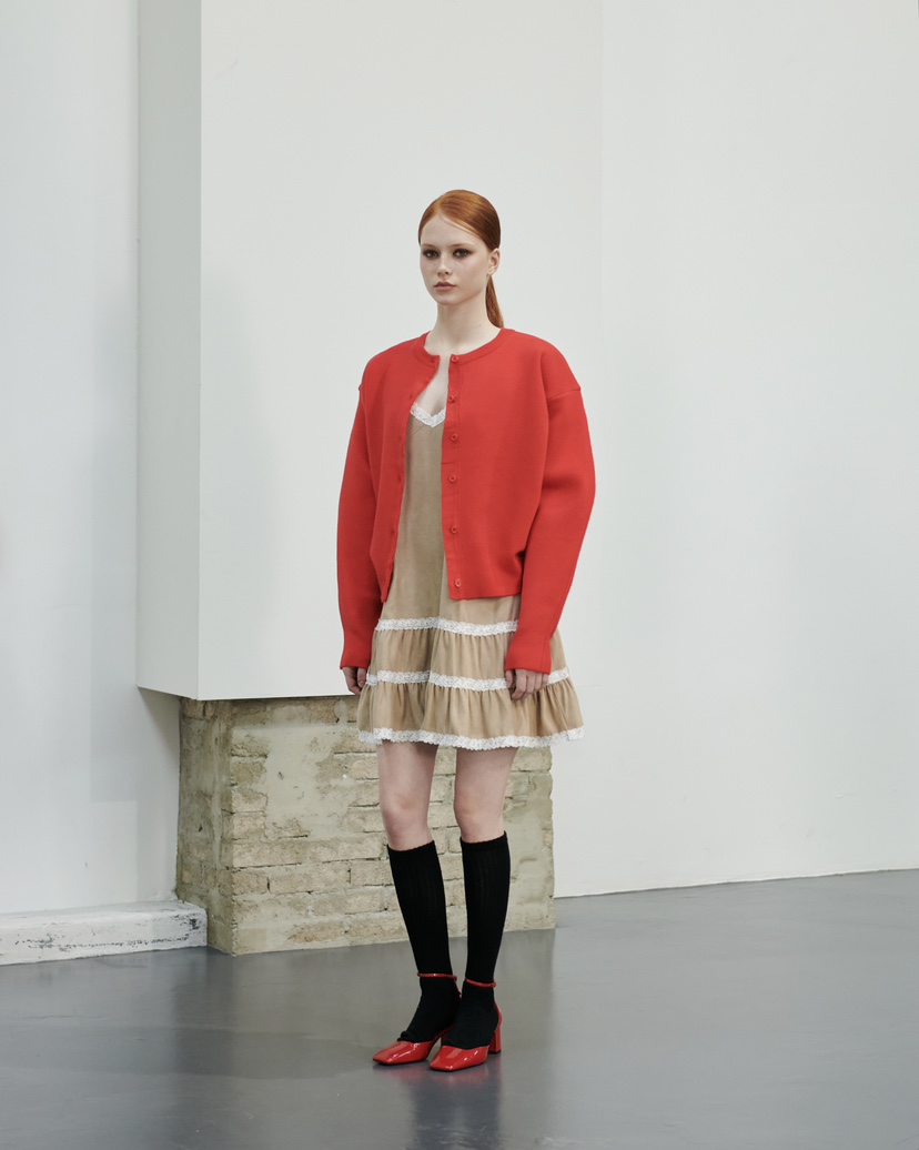 STAGE韓國代購㊣女士新品職業熱賣真品時尚休閑25秋冬連衣裙STAGE連衣裙