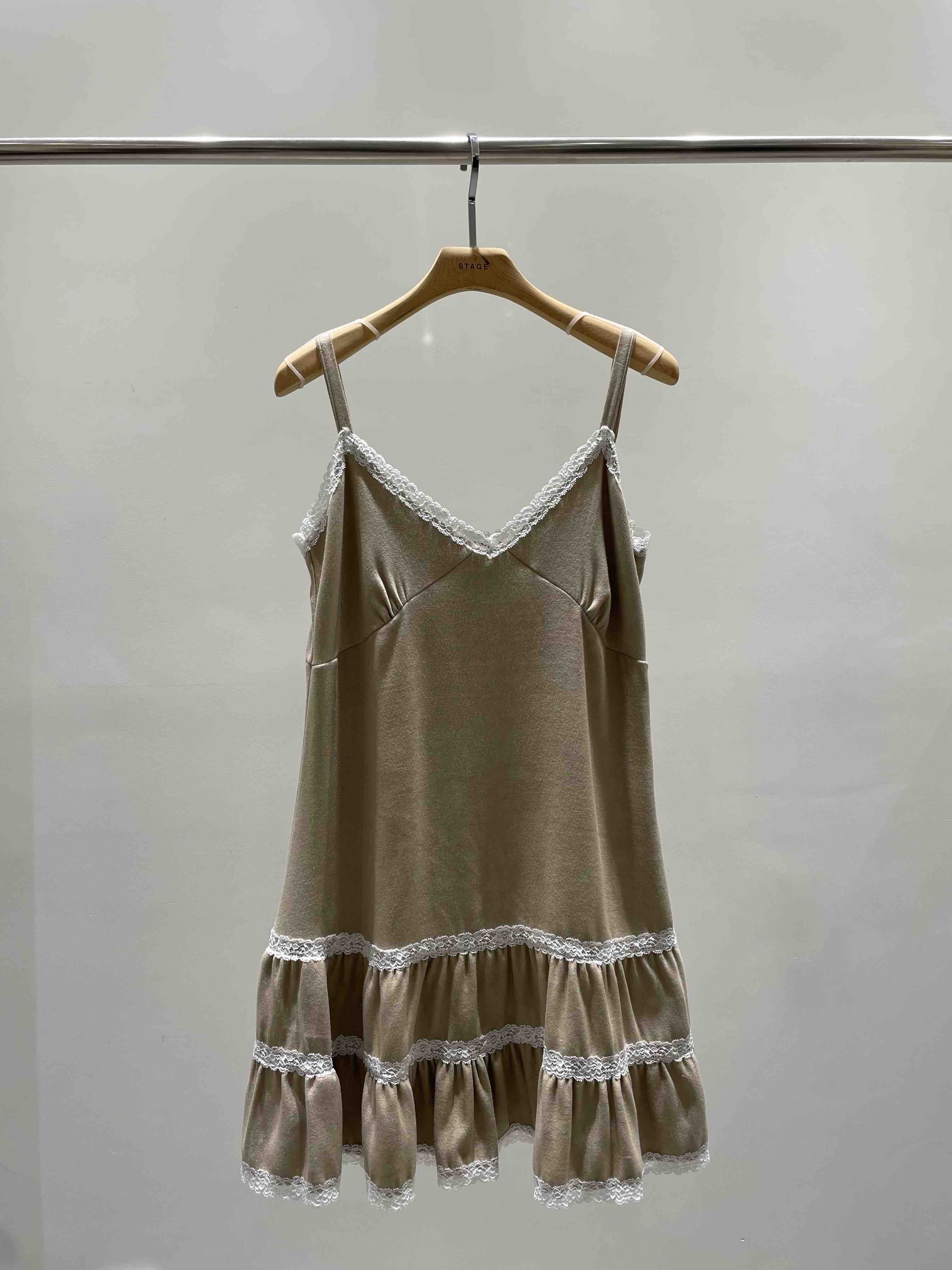 STAGE韓國代購㊣女士新品職業熱賣真品時尚休閑25秋冬連衣裙STAGE連衣裙圖色1