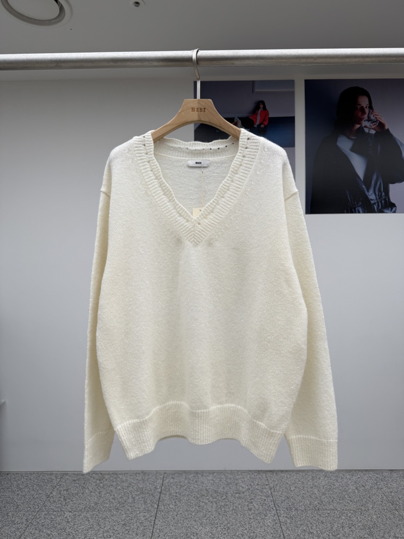 MADE-P韓國代購㊣女士新品職業休閑推薦人氣真品25秋冬針織衫MADE-P針織衫圖色2