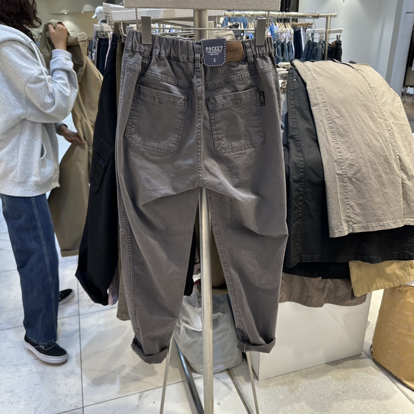 POCKET-Q韓國代購㊣女士新品人氣推薦休閑職業25秋冬休閑褲POCKET-Q休閑褲