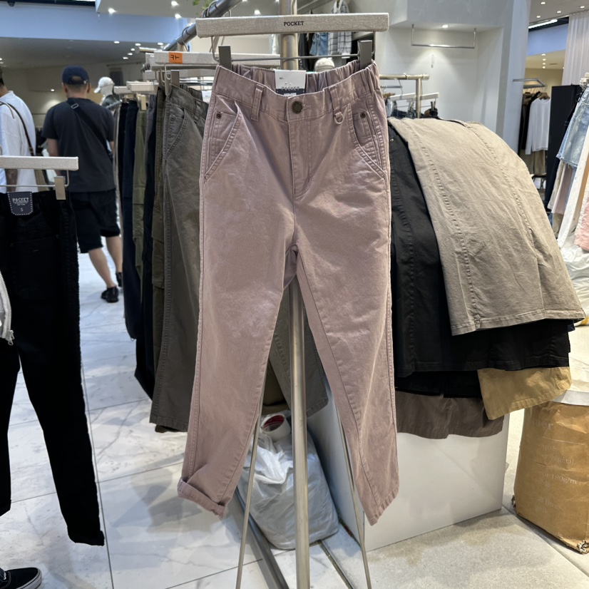POCKET-Q韓國代購㊣女士新品人氣推薦休閑職業25秋冬休閑褲POCKET-Q休閑褲圖色4