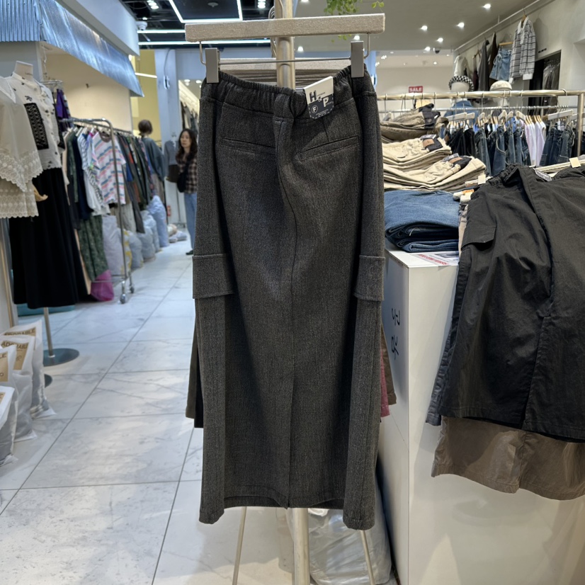POCKET-Q東大門㊣代購女裝新款休閑人氣職業真品推薦熱賣長裙POCKET-Q長裙