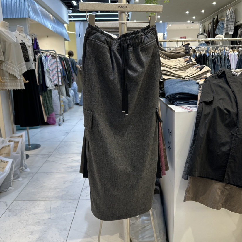 POCKET-Q東大門㊣代購女裝新款休閑人氣職業真品推薦熱賣長裙POCKET-Q長裙圖色2