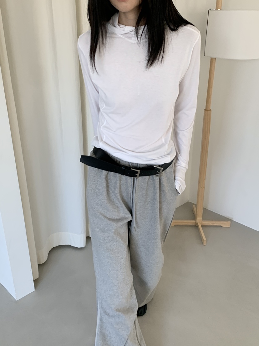 MONDAYMORING東大門㊣實拍女士新款職業時尚休閑長袖T恤連帽衫MONDAYMORING長袖T恤