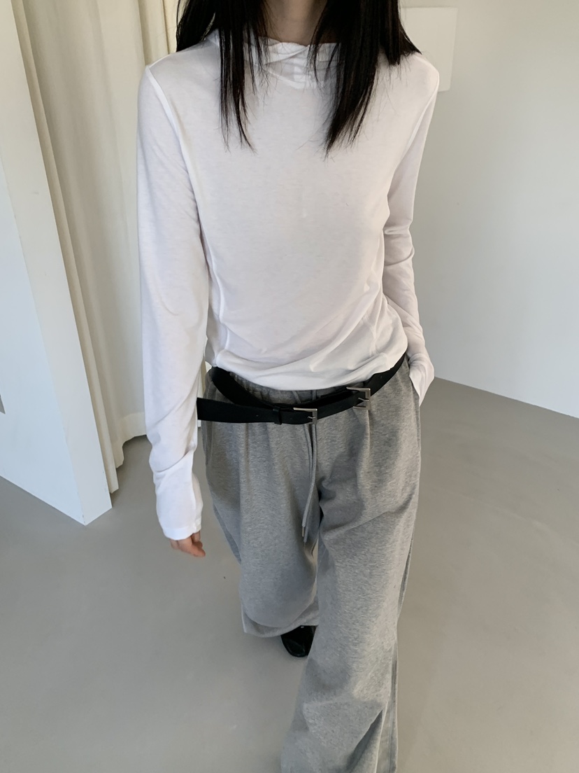 MONDAYMORING東大門㊣實拍女士新款職業時尚休閑長袖T恤連帽衫MONDAYMORING長袖T恤