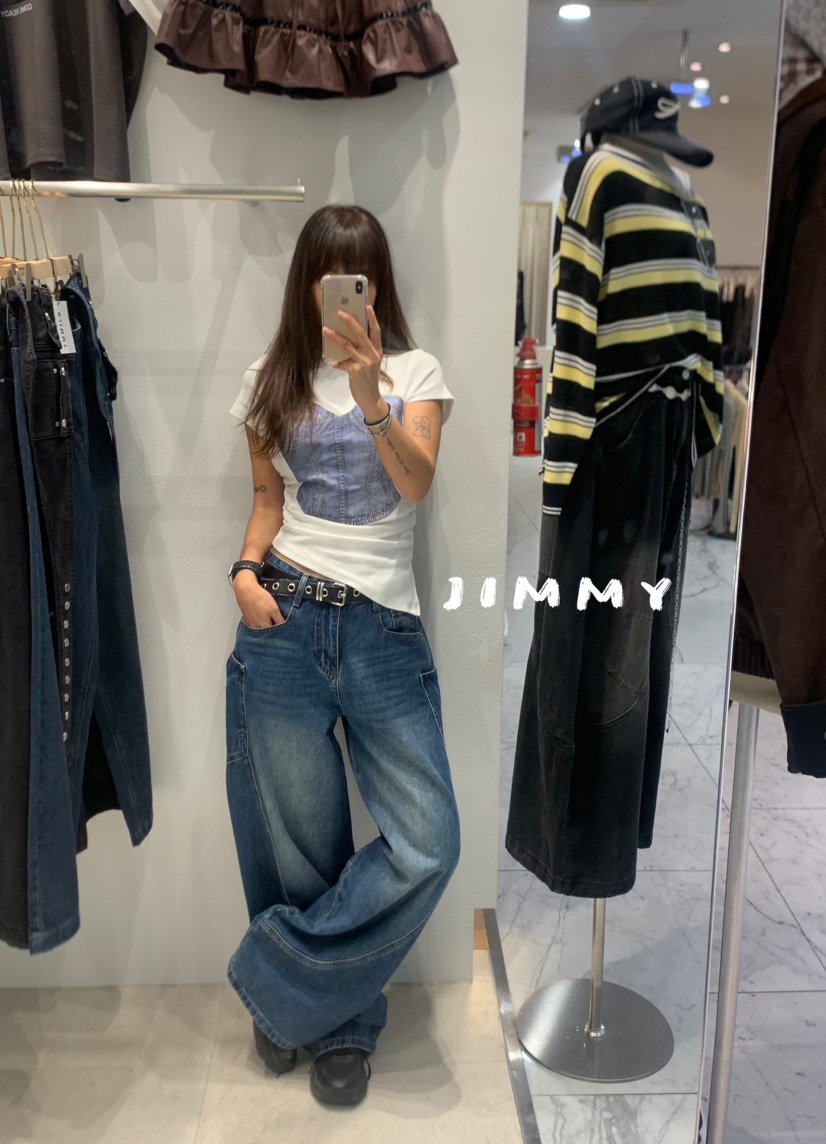 JIMMY東大門㊣實拍女士新款職業推薦人氣時尚熱賣休閑真品T恤JIMMY/REMAKET恤