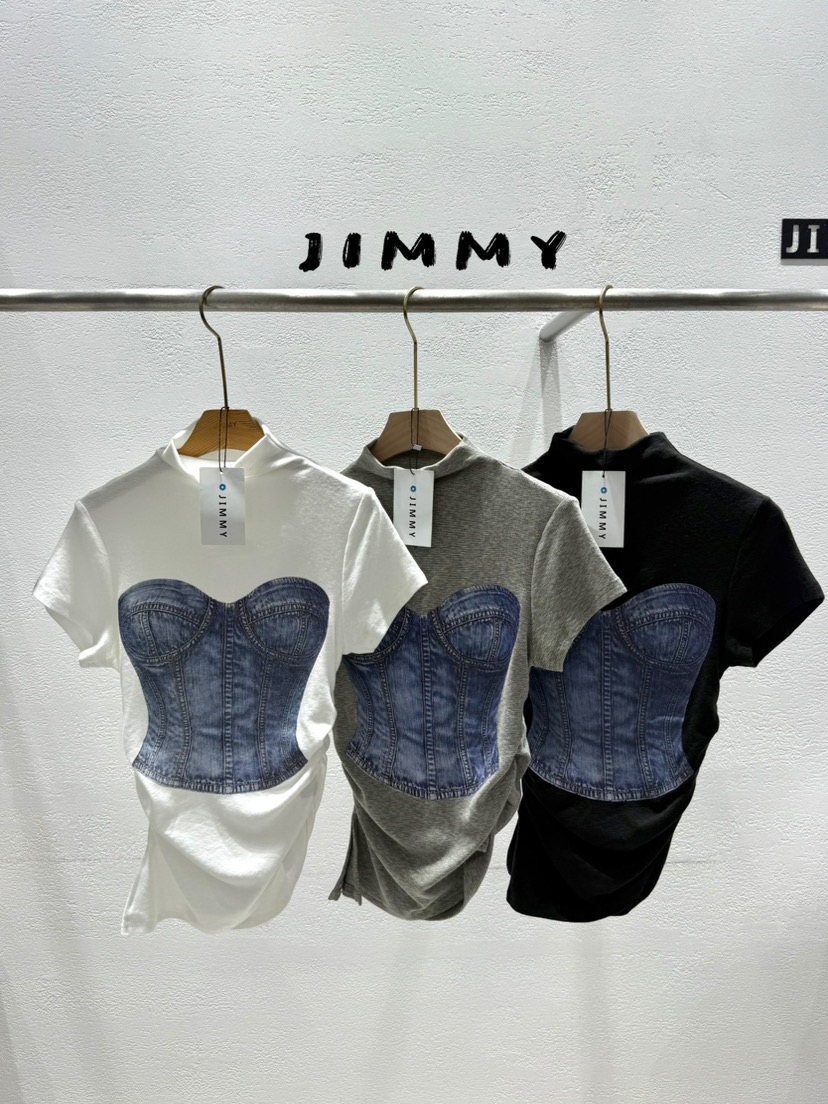 JIMMY東大門㊣實拍女士新款職業推薦人氣時尚熱賣休閑真品T恤JIMMY/REMAKET恤