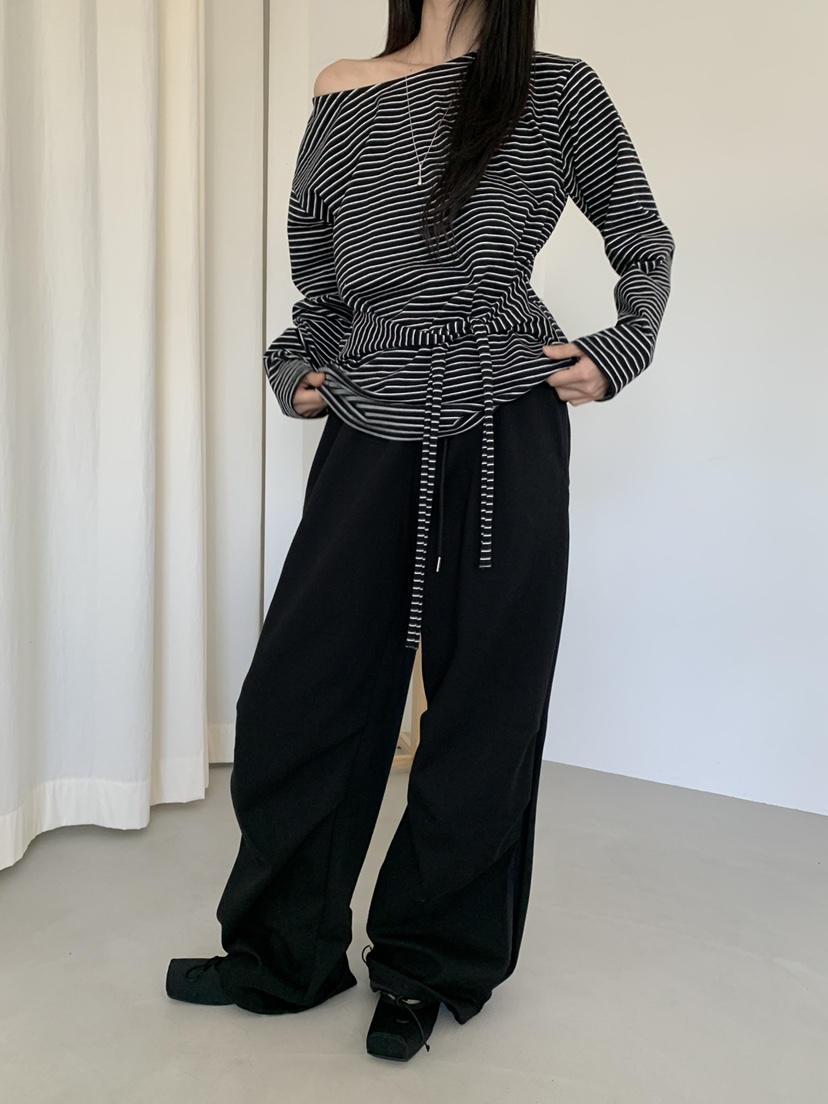 MONDAYMORING東大門㊣代購女士新品時尚熱賣25秋冬人氣休閑褲MONDAYMORING休閑褲