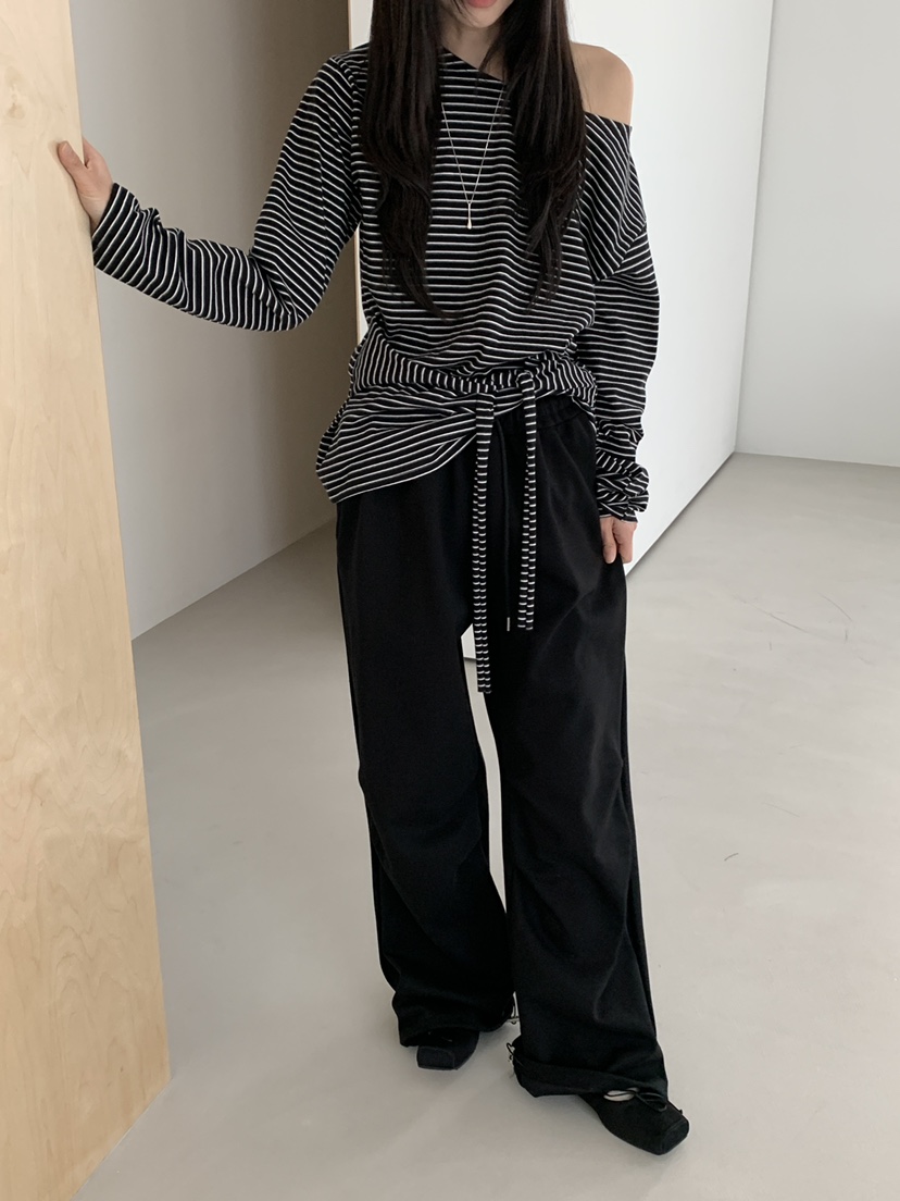 MONDAYMORING東大門㊣代購女士新品時尚熱賣25秋冬人氣休閑褲MONDAYMORING休閑褲