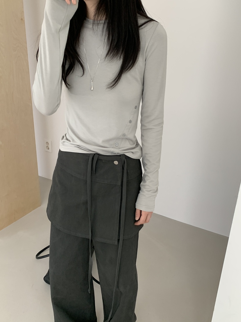 MONDAYMORING東大門㊣代購女士新品熱賣職業真品推薦長袖T恤MONDAYMORING長袖T恤