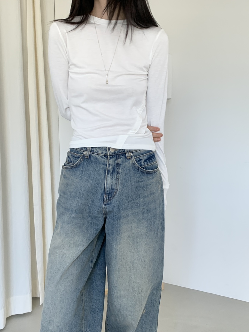 MONDAYMORING東大門㊣代購女士新品熱賣職業真品推薦長袖T恤MONDAYMORING長袖T恤