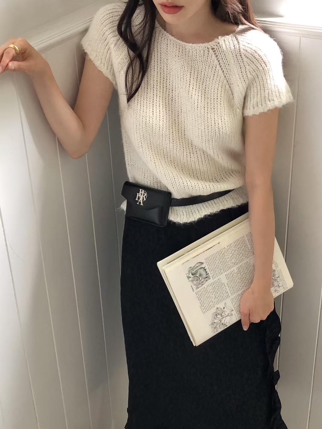OUIR東大門㊣直郵女裝新款真品熱賣推薦時尚職業人氣針織衫OUIR針織衫圖色2