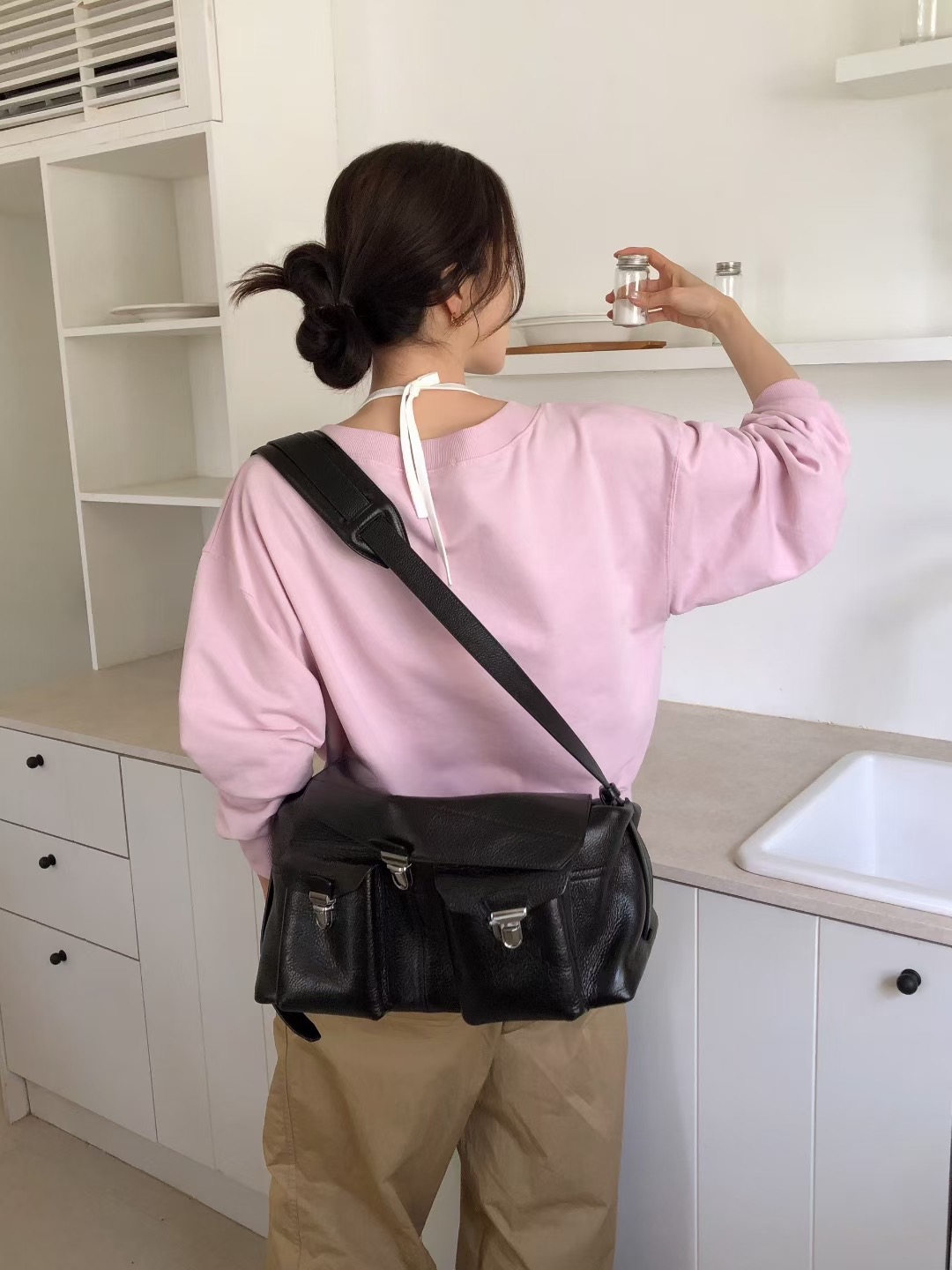 OUIR東大門㊣直郵女士新款職業真品人氣推薦休閑時尚長袖T恤OUIR長袖T恤