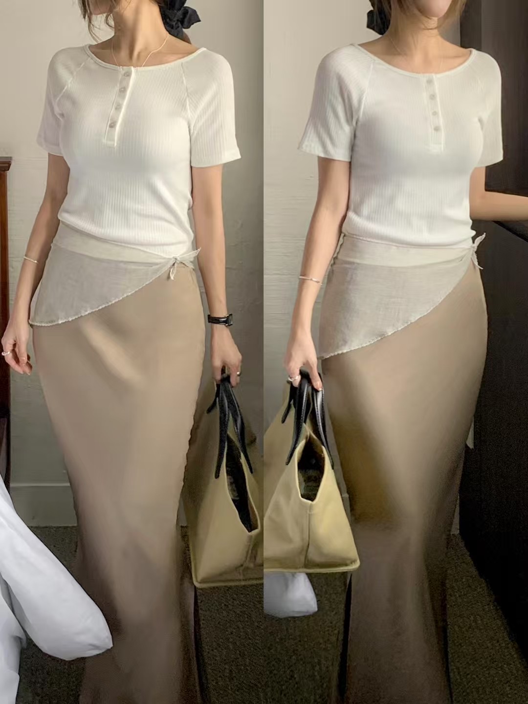 VANILLA-바닐라-T東大門㊣實拍女士新品休閑人氣職業熱賣T恤VANILLAT恤