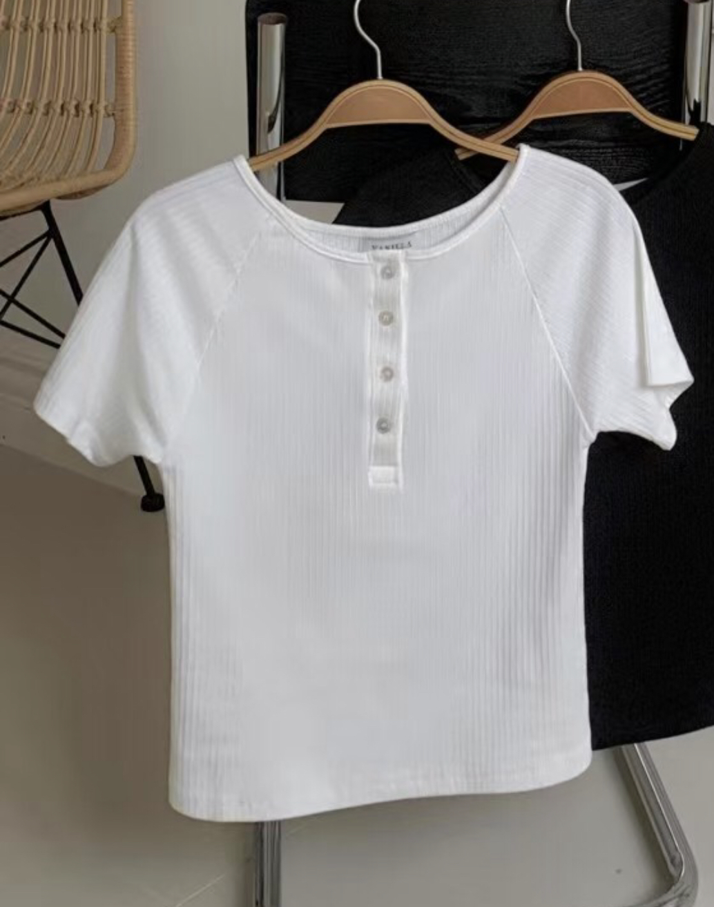 VANILLA-바닐라-T東大門㊣實拍女士新品休閑人氣職業熱賣T恤VANILLAT恤圖色1