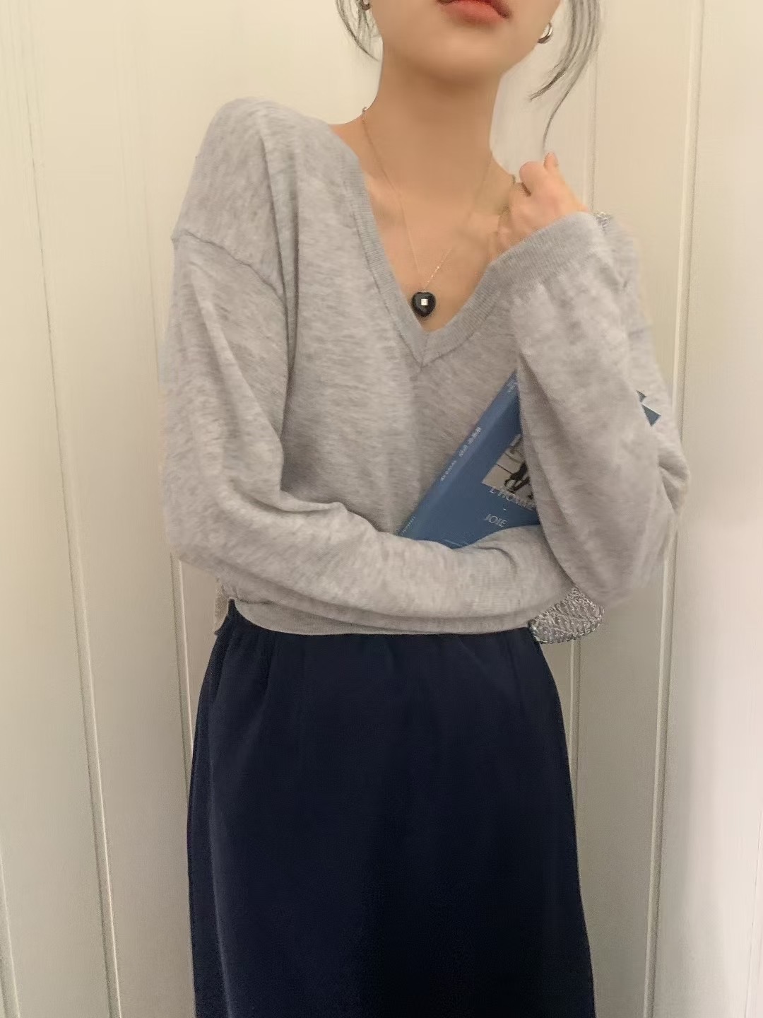 OUIR韓國直郵㊣女士新款職業25秋冬人氣推薦熱賣時尚針織衫OUIR針織衫圖色3