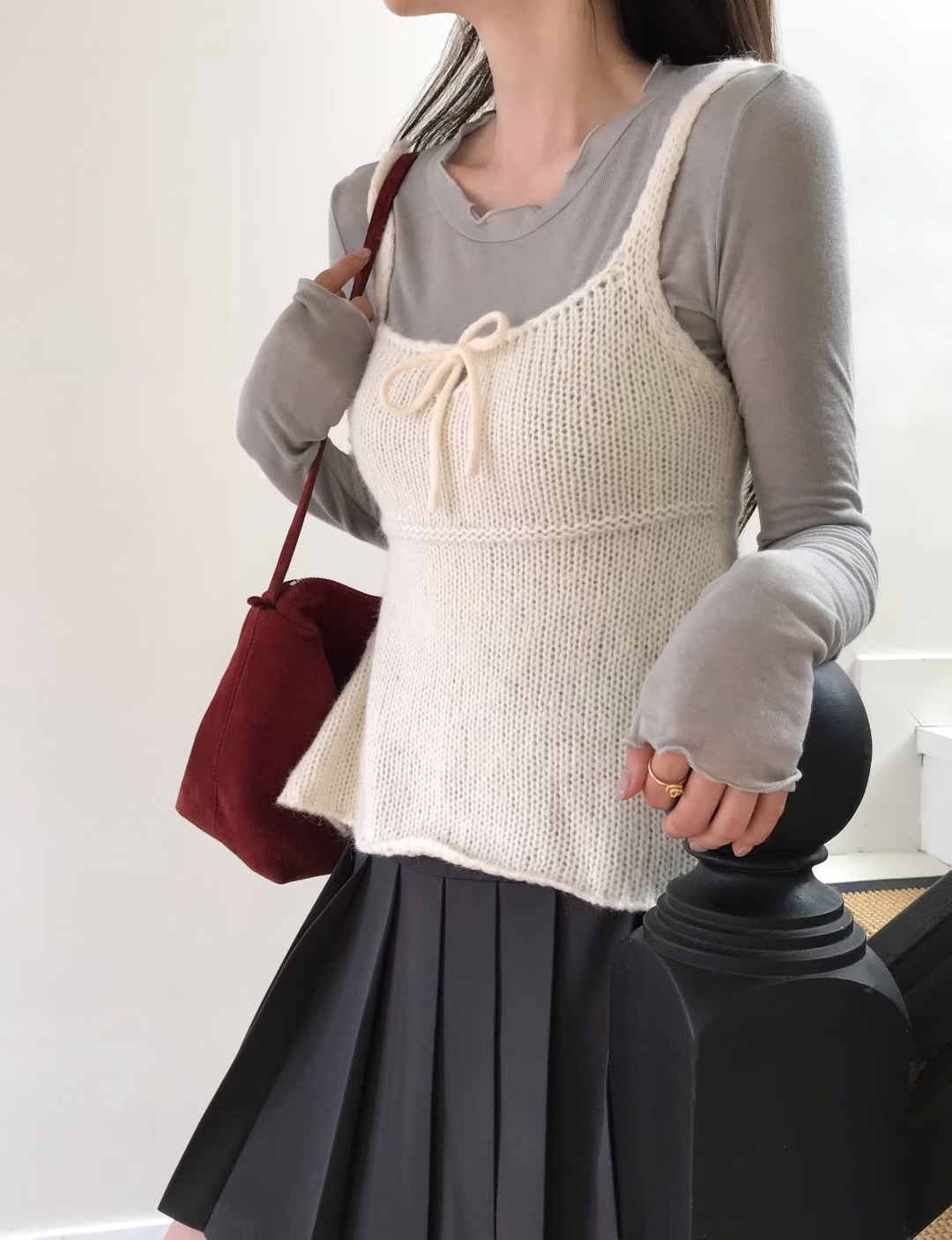 OUIR韓國代購㊣女裝新品真品推薦時尚人氣吊帶背心不含內搭OUIR吊帶/背心圖色4