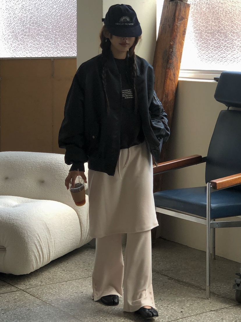 ONDO-P韓國代購㊣女裝新款時尚休閑推薦25秋冬熱賣裙褲紐扣ONDO-P裙褲