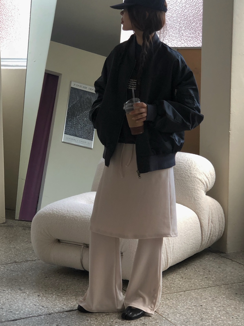 ONDO-P韓國代購㊣女裝新款時尚休閑推薦25秋冬熱賣裙褲紐扣ONDO-P裙褲