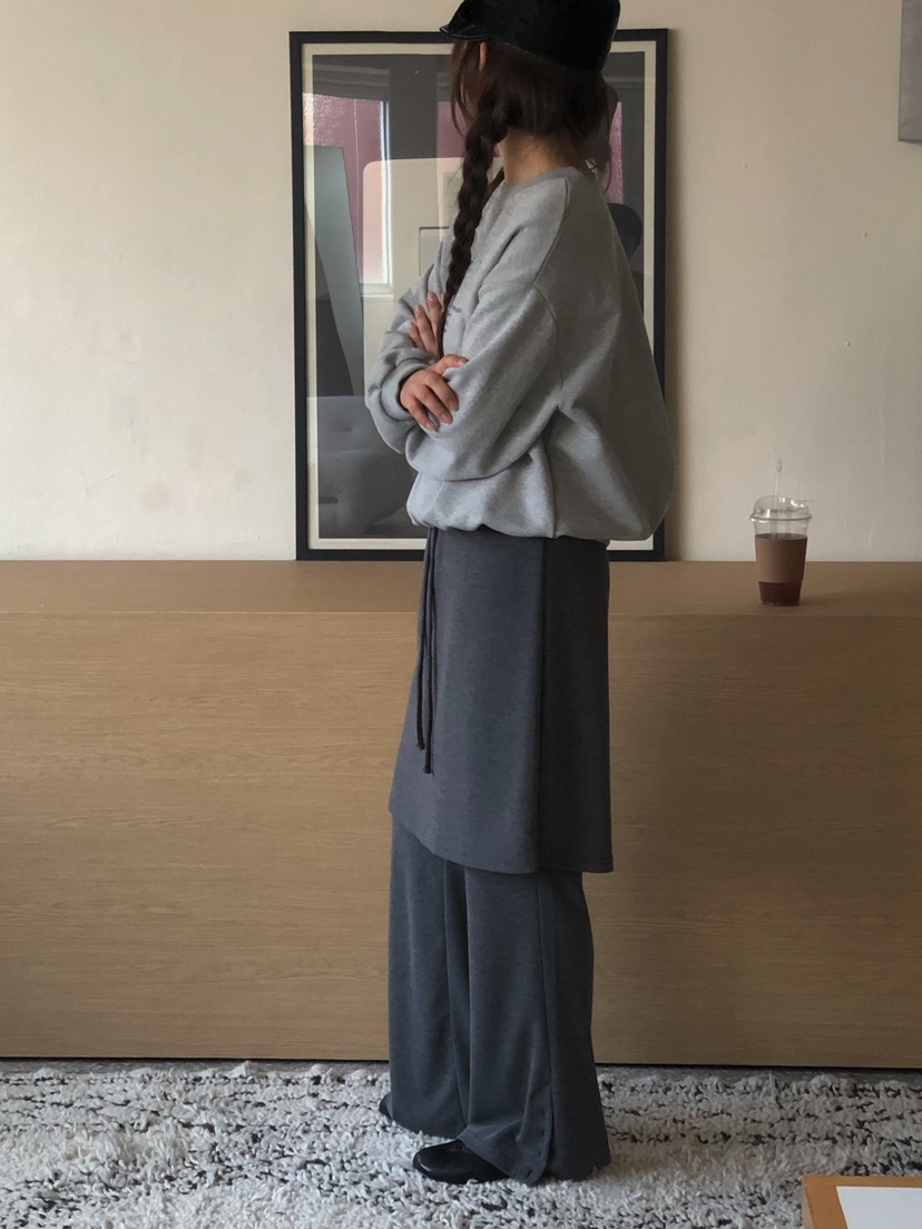 ONDO-P韓國代購㊣女裝新款時尚休閑推薦25秋冬熱賣裙褲紐扣ONDO-P裙褲
