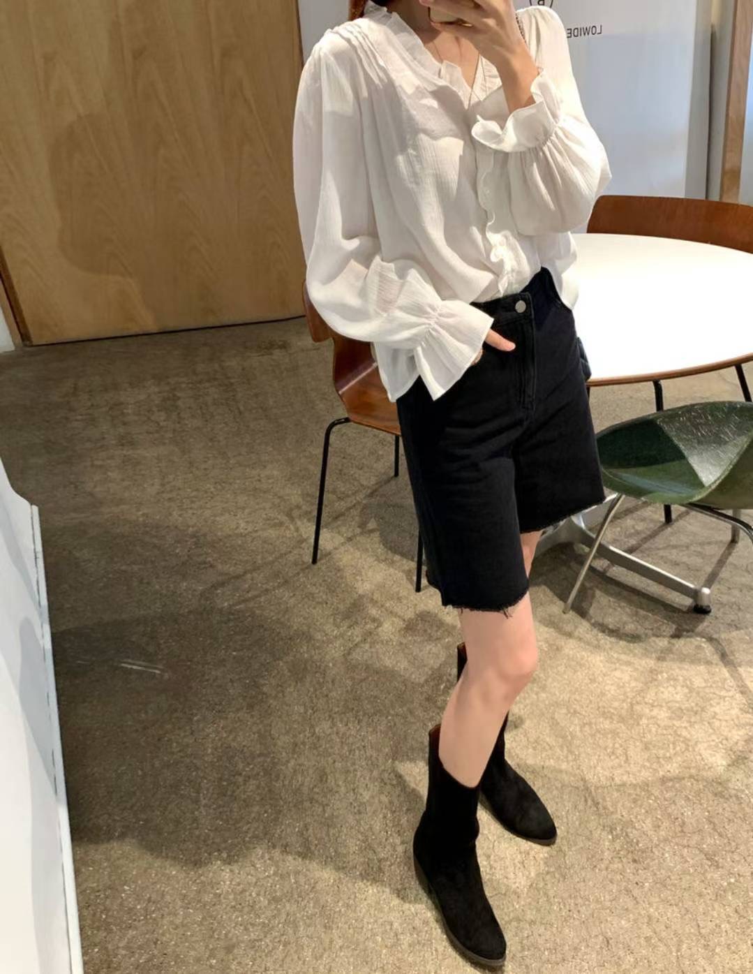 GLOWY東大門㊣代購女士新品人氣時尚推薦職業真品襯衫蕾絲衫GLOWY襯衫/蕾絲衫