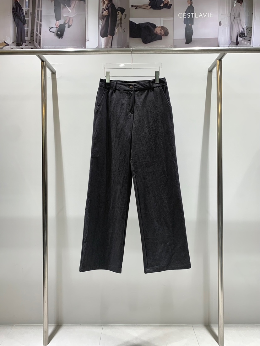CESTLAVIE東大門㊣實拍女裝新品推薦熱賣25秋冬時尚職業休閑褲CESTLAVIE休閑褲圖色2