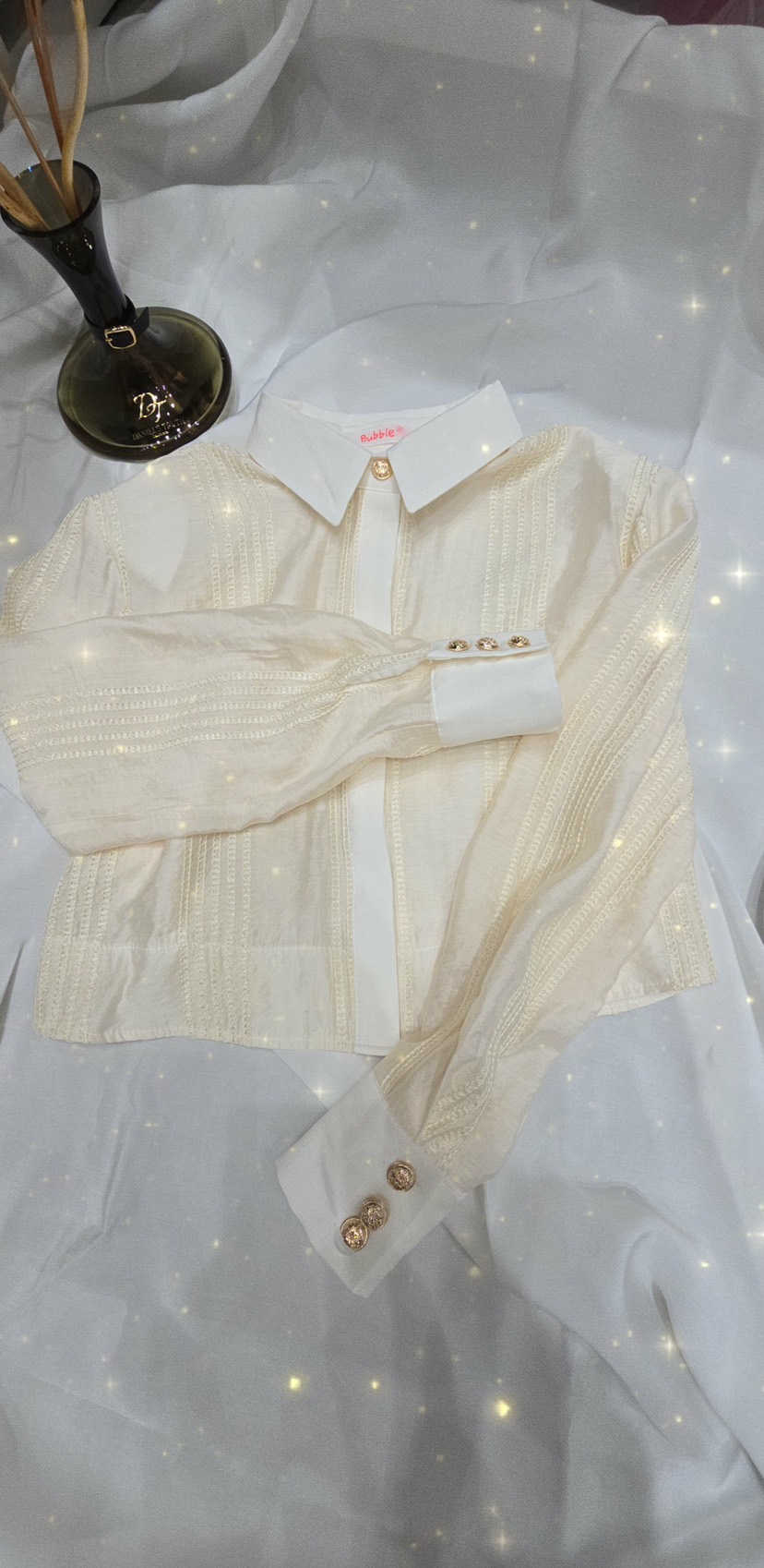 LOTTIMO韓國代購㊣女士新品時尚25秋冬休閑推薦真品襯衫蕾絲衫LOTTIMO襯衫/蕾絲衫