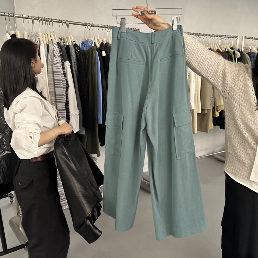 DOUBLE STANDARD/LE SMOKING/MAISONSTAFF東大門㊣直郵女裝新品真品休閑褲MAISONSTAFF休閑褲
