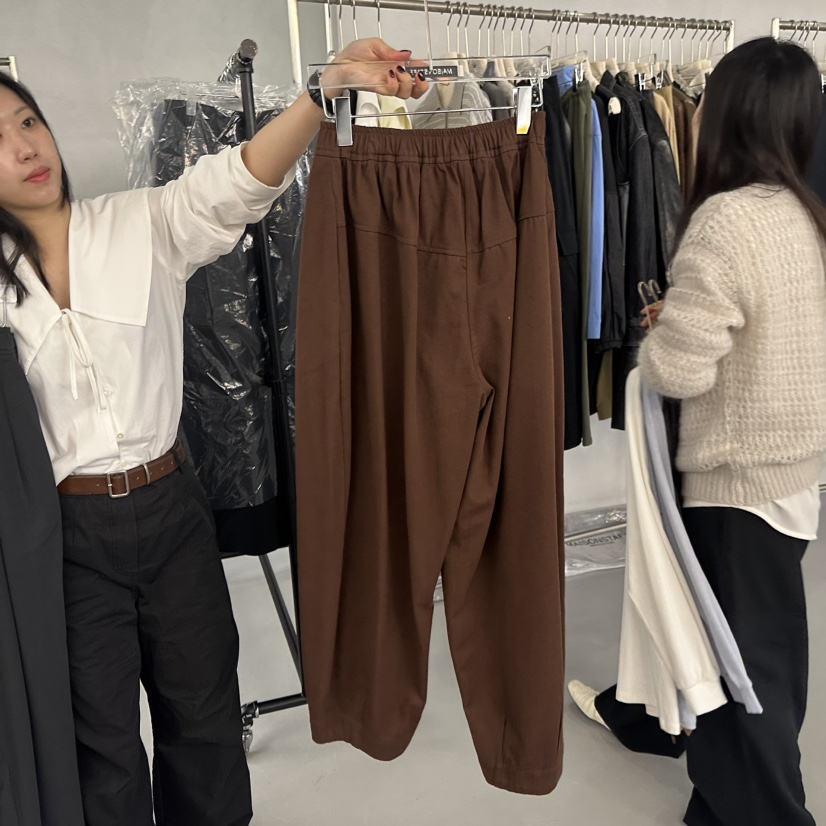 DOUBLE STANDARD/LE SMOKING/MAISONSTAFF韓國直郵㊣女士新品熱賣休閑褲兔子MAISONSTAFF休閑褲