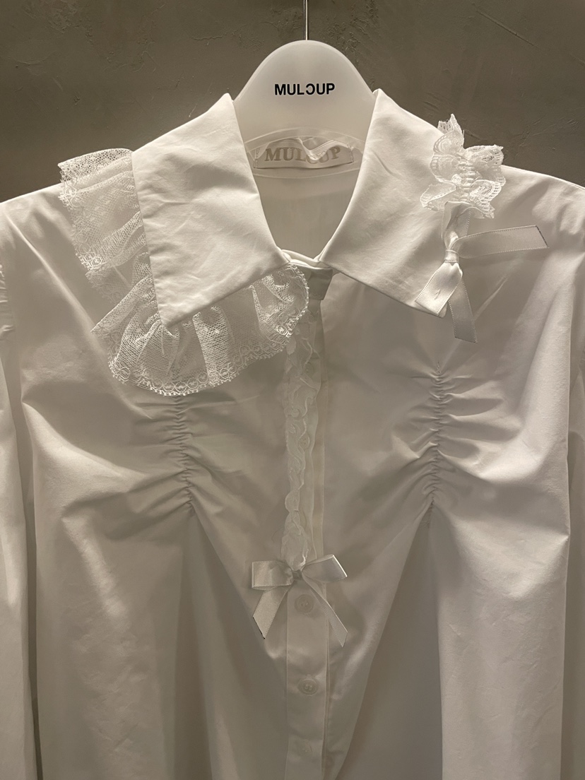 MULCUP東大門㊣直郵女士新品人氣推薦熱賣真品休閑襯衫蕾絲衫MULCUP襯衫/蕾絲衫