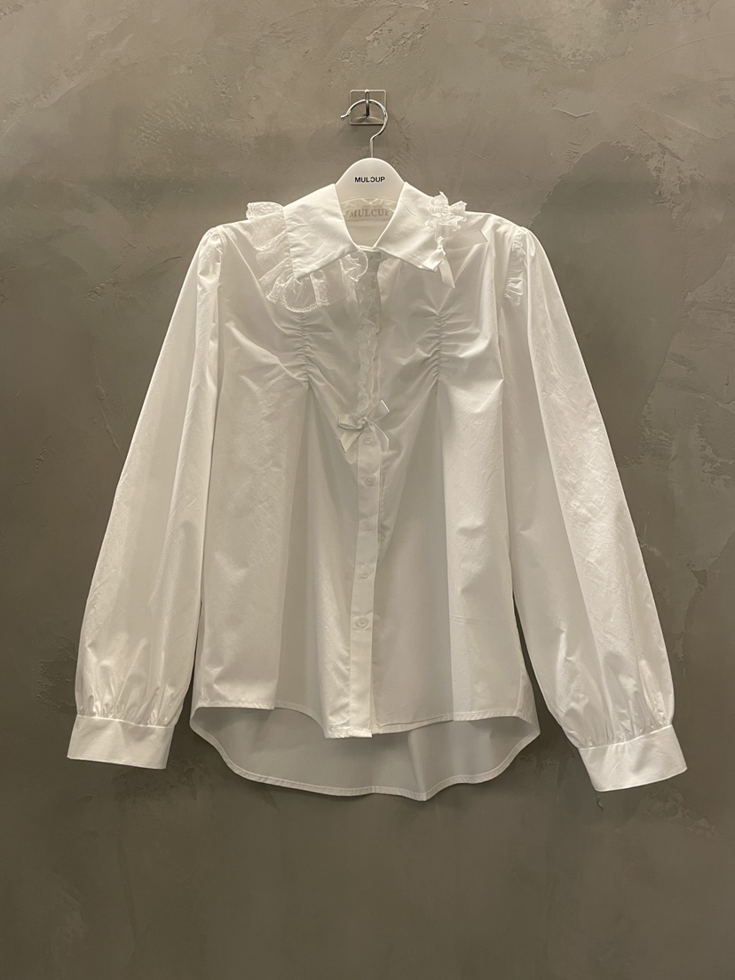 MULCUP東大門㊣直郵女士新品人氣推薦熱賣真品休閑襯衫蕾絲衫MULCUP襯衫/蕾絲衫圖色1