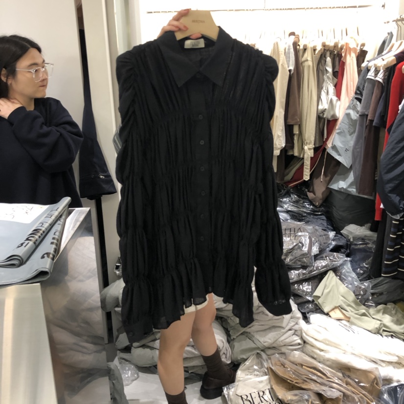 BERTHA東大門㊣代購女裝新品熱賣真品休閑職業25秋冬襯衫蕾絲衫BERTHA襯衫/蕾絲衫
