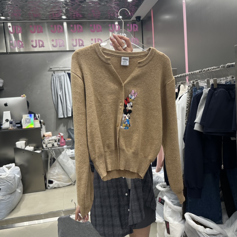 JUDYQUE東大門㊣直郵女裝新品25秋冬時尚休閑熱賣針織衫開衫JUDYQUE針織衫圖色3